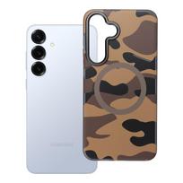 FORCELL F-PROTECT Lygiai su dviejų sluoksnių 4D technologija, militarinio kritimo testo suderinamas su MagSafe SAMSUNG S25 PLUS - desert kamufliažas
