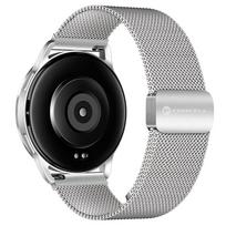 FORCELL F-DESIGN FS11 magnetinis nerūdijančio plieno dirželis SAMSUNG laikrodžiui 20 mm sidabrinis