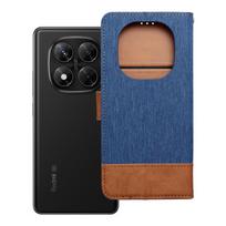 Dėklas telefonui JEANS Book skirtas Xiaomi Redmi Note 14 PRO 5G / Redmi Note 14 PRO PLUS 5G - mėlynas