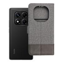 GOMMA knygos tipo dėklas telefonui Xiaomi Redmi Note 14 PRO 4G pilkas