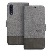 GOMMA knygos tipo dėklas telefonui SAMSUNG A50 pilkas