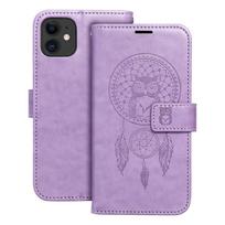 MEZZO knygos tipo dėklas telefonui IPHONE 11 su sapnų gaudykle, violetinis