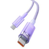 BASEUS kabelis Type-C į Type-C PD 6A 100W Explorer 1m violetinis P10319703221-01 / CB000043