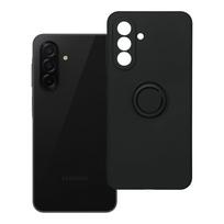 Silikoninis RING dėklas telefonui SAMSUNG A26 5G juodas