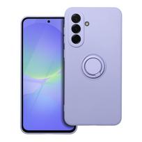 Dėklas telefonui su silikoniniu žiedu SAMSUNG A36 5G violetinis