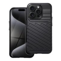 THUNDER dėklas telefonui IPHONE 15 Pro juodas