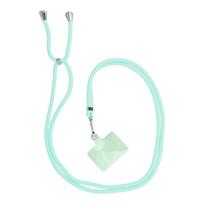 SWING (6mm) telefono dirželis, telefono pakabukas su reguliuojamu ilgiu / virvelės ilgis 165 cm (maks. 82,5 cm kilpoje) / ant peties arba kaklo – šviesiai žalias