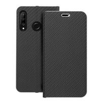 LUNA Book Carbon dėklas telefonui HUAWEI P30 Lite juodas