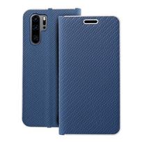 Dėklas telefonui (m) - LUNA Book Carbon HUAWEI P30 Pro mėlynas