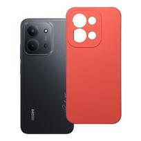 SILICONE dėklas telefonui XIAOMI Redmi 15C persikinis