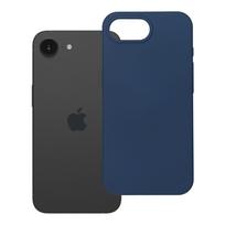 Silikoninis dėklas telefonui IPHONE 16e (SE 4 2025) (m) - mėlynas