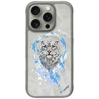 Nimmy Pantera magnetinis dėklas telefonui iPhone 16 Pro Max - pilkas