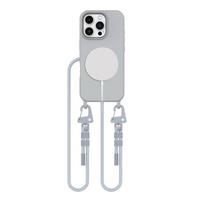 Tech-Protect MagNecklace Magnetinis dėklas telefonui su virvele iPhone 16 Pro Max - pilka