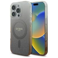 Guess IML Blizgučių gradientas Magnetinis dėklas telefonui iPhone 16 Pro - rudas