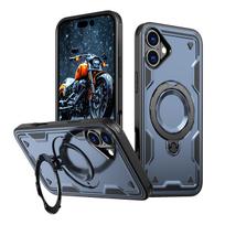 Hybrid Armor Trendy dėklas telefonui su MagSafe iPhone 16 Plus - mėlynas