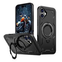 Hybrid Armor Trendy dėklas telefonui su MagSafe iPhone 16 Plus - juodas