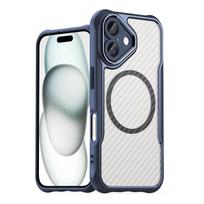 Leading Series MagSafe Silikoninis dėklas telefonui iPhone 16 - mėlynas