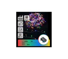 Aigostar - LED lauko girlianda 100xLED/8 funkcijų 3xAA 5,3 m IP44 daugiaspalvė