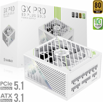 Gamemax PSU | GX PRO 1250G WH | 1250 W | Gold | White | Full Modular GX PRO 1250G WH | 6931858767699