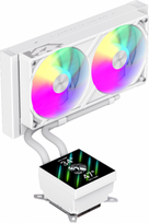 Gamemax CPU Liquid Cooler | GLACIER 240 LCD WH | White GLACIER 240 LCD WH | 6931858754569