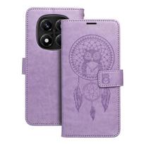 MEZZO knygos tipo dėklas telefonui XIAOMI Redmi Note 14 PRO 4G su sapnų gaudykle, violetinis