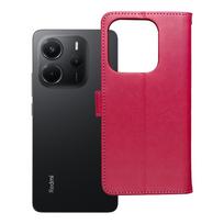 MEZZO knygos tipo dėklas telefonui XIAOMI Redmi Note 14 4G (GLOBAL - 164,84mm x 78,15mm x 8,16mm) su mandala, purpurinis
