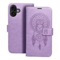 MEZZO knygos dėklas IPHONE 16 Plus sapnų gaudyklė violetinė