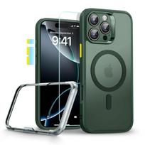 ESR Klasikinis Pro rinkinys Halolock Magnetinis dėklas telefonui iPhone 16 Pro Max (m) - žalias (m)