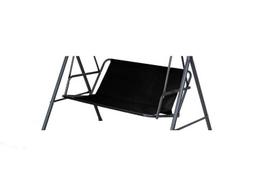 Petela sodo sūpynių sėdynės užvalkalas 138 × 52 × 52 cm – juodas