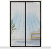 Screen door magnetinė uodų tinklelis 75x200 cm, juodas