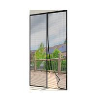Wzlxcxxy magnetinis tinklelis nuo uodų durims 75x190 cm, juodas