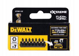 Dewalt Dt70811 7 vnt. smūginiai antgaliai 1/4" Pozidriv Pz2