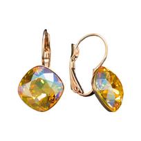 Auksiniai auskarai moterims Diamond Sky "Auksinė Sfera II"