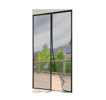 Wzlxcxxy Magnetinė tinklelis nuo uodų durims 110x210 cm, juoda