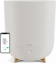 Smart Wi-Fi ultrasonic humidifier Neo with 5L tank for up to ~50m² ~500 ml/h Greige DXHU33 | 8716164989755