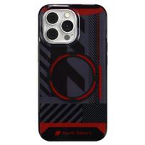 Audi IML sportinis magnetinis dėklas iPhone 13 Pro Max - juodas