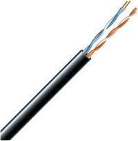 LAN tinklo kabelis ECG UTP 5e (lauko, PE, Fca, 305m, 24 AWG/0.51mm)