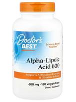 Alfa-lipoinė rūgštis, 600 mg - 180 v kapsulių