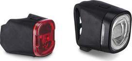 Hama Fahrradlicht-Set, Front- und Rücklicht, LED, Akku, USB-C, StVZO-zugelassen (00185837)