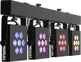 EUROLITE LED KLS-3002 MK2 Kompakt-Lichtset AIR 4x RGBWA/UV Spots DMX Wireless