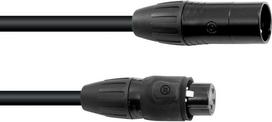 EUROLITE DMX-Kabel SEC-1 IP65 3pol. 10m schwarz – robust für Außeneinsatz