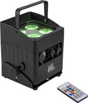 EUROLITE AKKU IP UP-4 QCL Spot QuickDMX MK2 IP65 Akku-Uplight RGBW 8°
