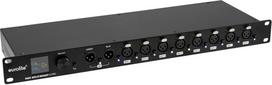 EUROLITE DMX Split/Boost 8 PRO 3pol Rack-Splitter 2in/8out RDM mit OLED-Display