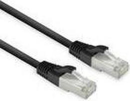 ACT Black 3 meters LSZH U/FTP CAT8 datacenter slimline patch cable snagless with RJ45 connectors (FB8103)