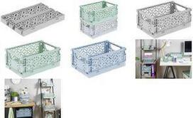 keeeper Mini-Klappbox fritzi, Größe: S, nordic-blue 0,7 Liter, faltbare Deko-Box, lebensmittelecht, - 1 Stück (1023268000000)