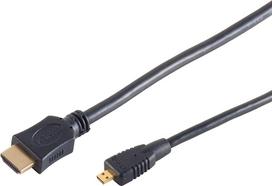 shiverpeaks BS77472-3 HDMI-Kabel 2 m HDMI Typ A (Standard) HDMI Typ D (Mikrofon) Schwarz (77472-3)