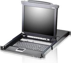 Aten CL5708N 1U Schwarz Tastatur/Video/Maus (KVM)-Switch (CL5708N-ATA-2XK06SGG)