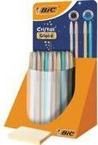 BIC Kugelschreiber Cristal Glacé, 40er Display Strichstärke: 0,32 mm, Strichfarben: blau und schwarz, - 1 Stück (303176)