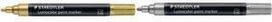 STAEDTLER Acrylmarker Lumocolor paint marker, gold Strichstärke: ca. 2,4 mm, Rundspitze, geruchsarme Acryltinte - 1 Stück (349-11)