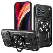 Defender Armor Mag dėklas for iPhone 17 Pro Max 6,9" juodas